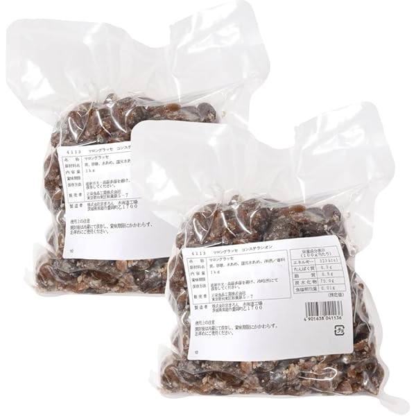 Amazon | 富澤商店(TOMIZ) マロングラッセ (割れ) 1kg (イタリア産/栗